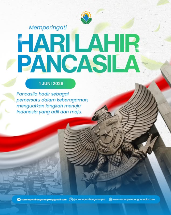 Berbeda-beda, tetap satu tujuan.

Selamat Hari Lahir Pancasila, 1 Juni 2026. Mari terus menumbuhkan semangat persatuan, gotong royong, dan kepedulian sebagai fondasi untuk menciptakan Indonesia yang lebih kuat dan berkelanjutan.

#HariLahirPancasila #PancasilaDalamTindakan